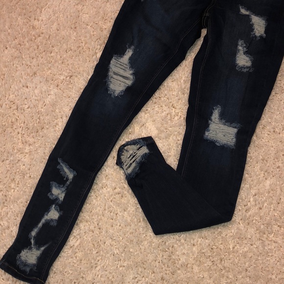 NEW High Rise Jean leggings - Picture 2 of 8